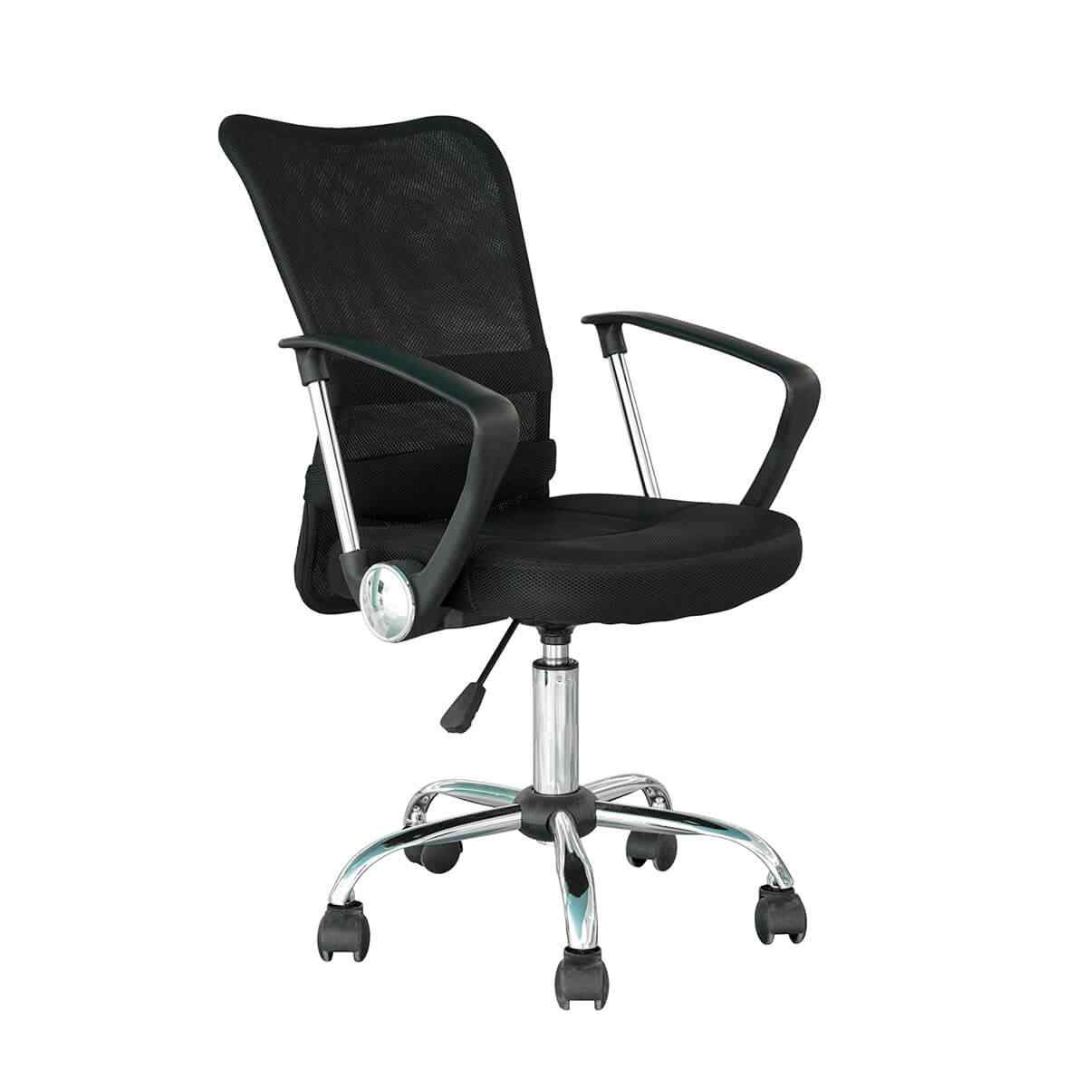 White leather office chair - Greater Houston Roofing
